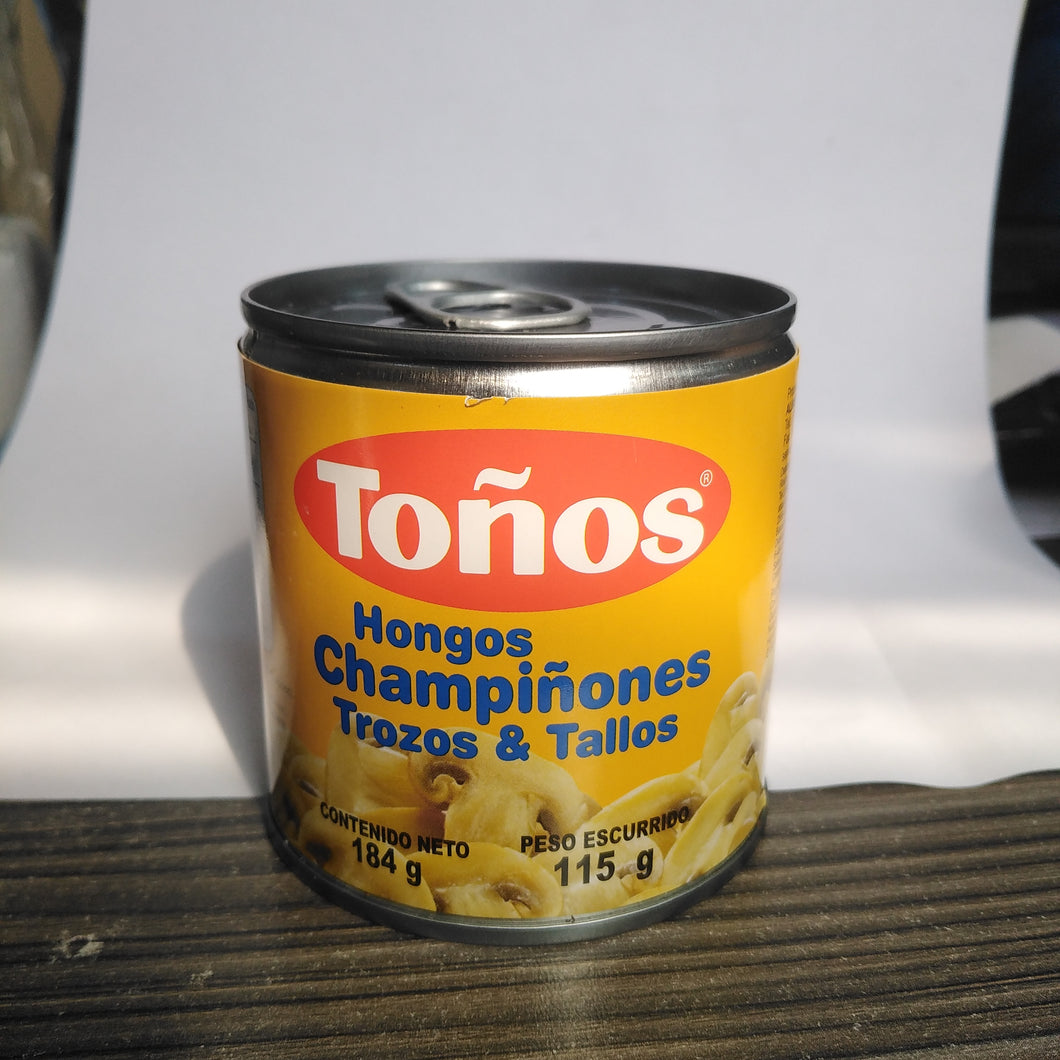 Hongos Rebanados Toños 240G