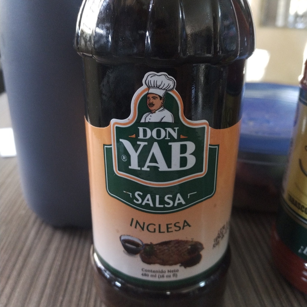 Salsa inglesa DON YAB 480 ML