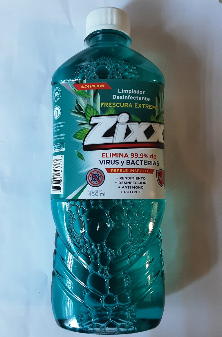 Desinfectante zixx frescura extrema 450 ml