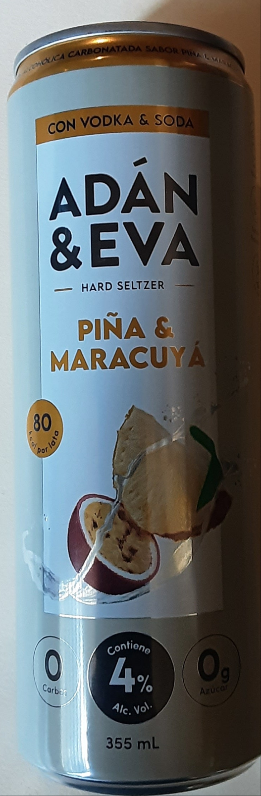 Adan y Eva de piña y maracuya 355ml lata