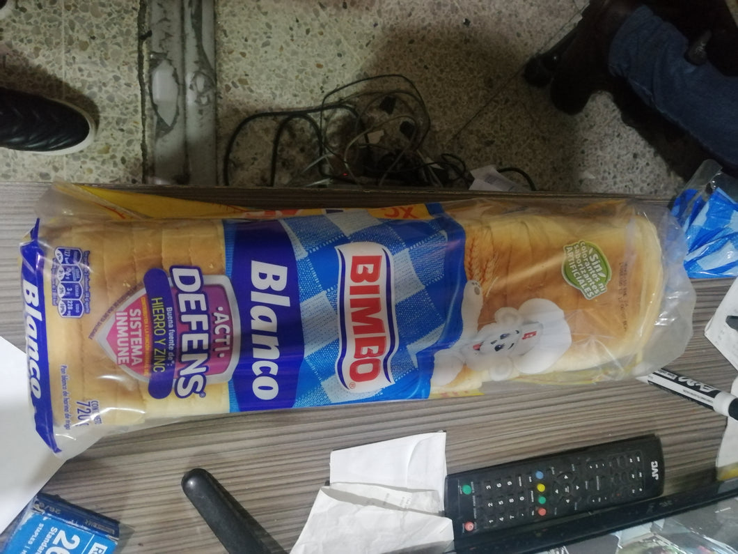 Pan blanco bimbo 720gr