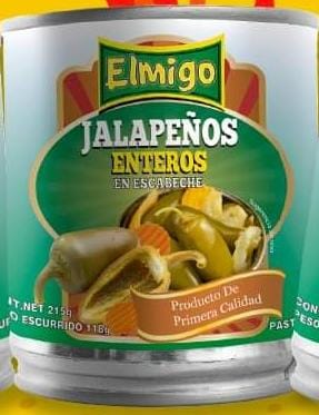 Chiles jalapeños Entero Elmigo 215g