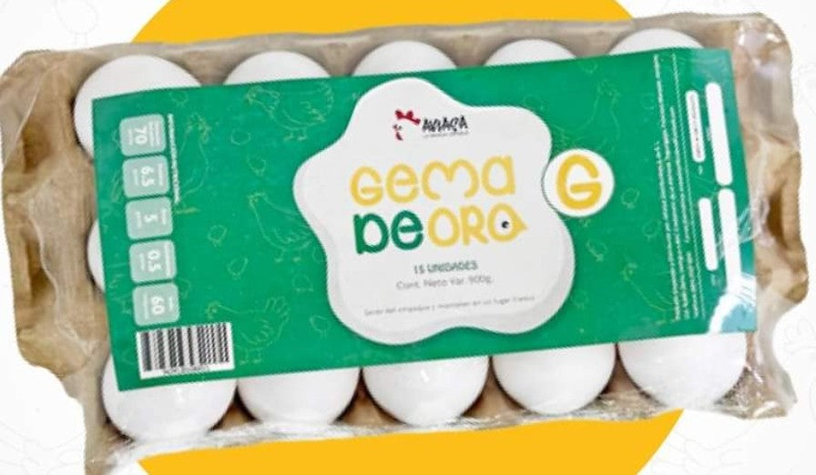 Huevos Gema de Oro 15 unidades