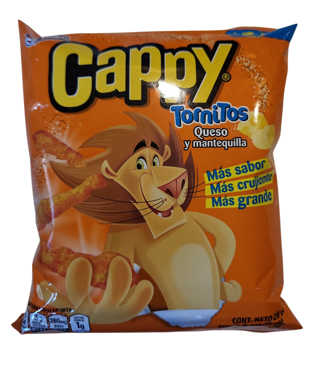 Cappy tornitos queso 28g