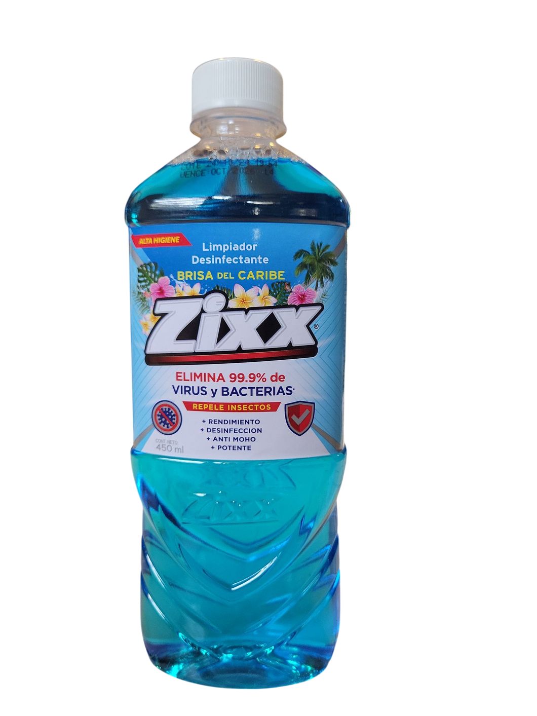 Limpiador zixx brisa caribe 450ml