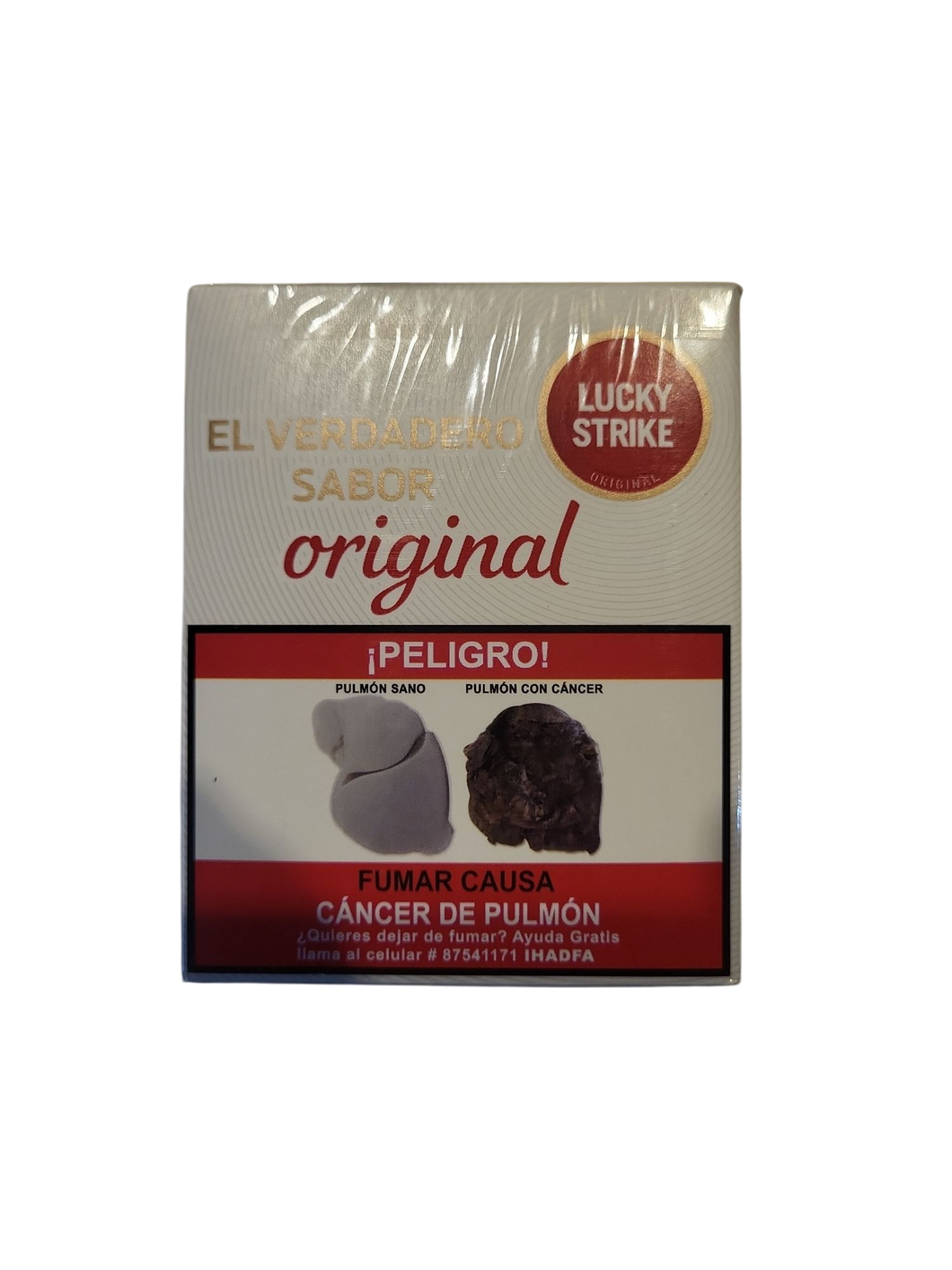 Cigarro Lucky Strike rojo caja extra grande 25 unidades