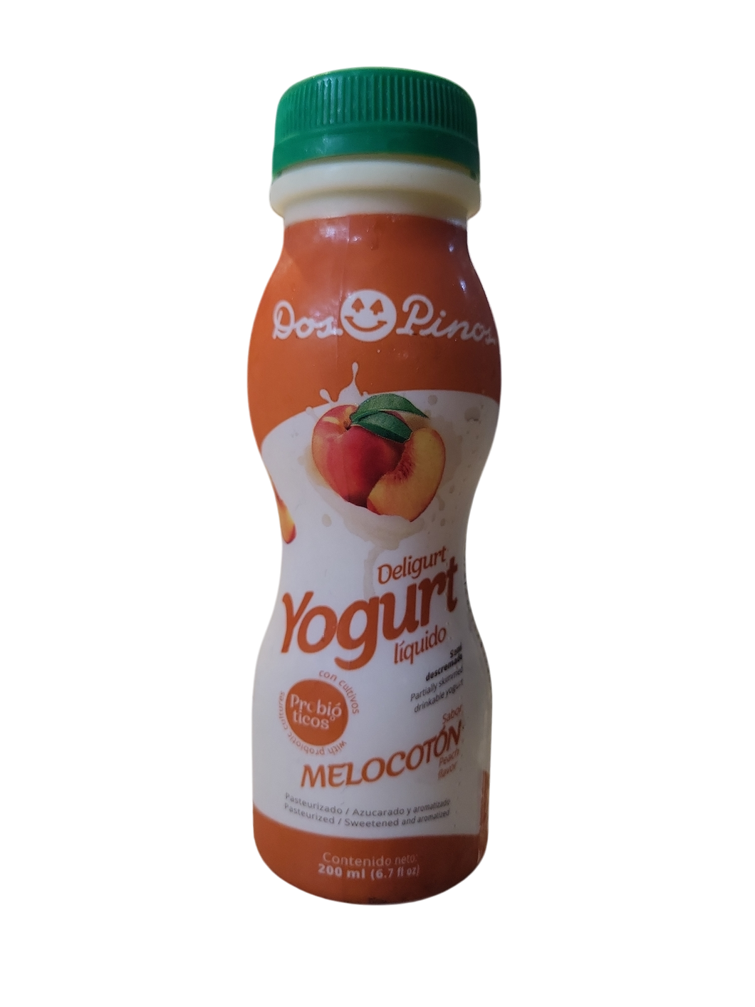 Yogurt de melocoton Dos pinos 200ml