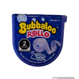 Chicle Bubbaloo Rollo mora azul 56.7g