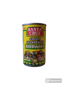 Chile jalapeño rodajas santa cruz 80gr