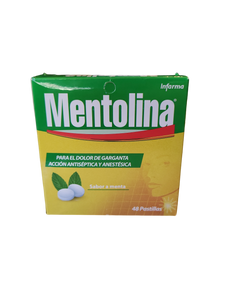 Pastillas mentolina blister 4 unidades