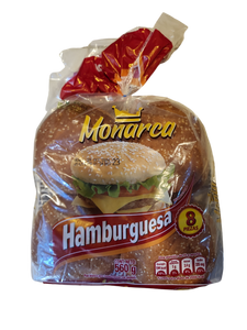 Pan para hamburguesas Monarca 560g