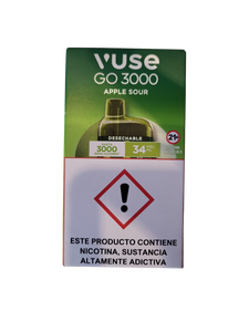 vape vuse go 3000 puff manzana agria