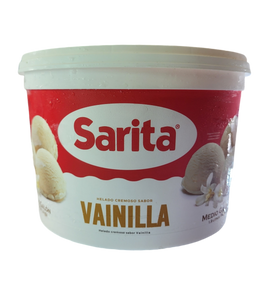 Helado Vainilla Sarita Medio Galon
