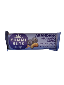 yummi nuts barras sabor arandano