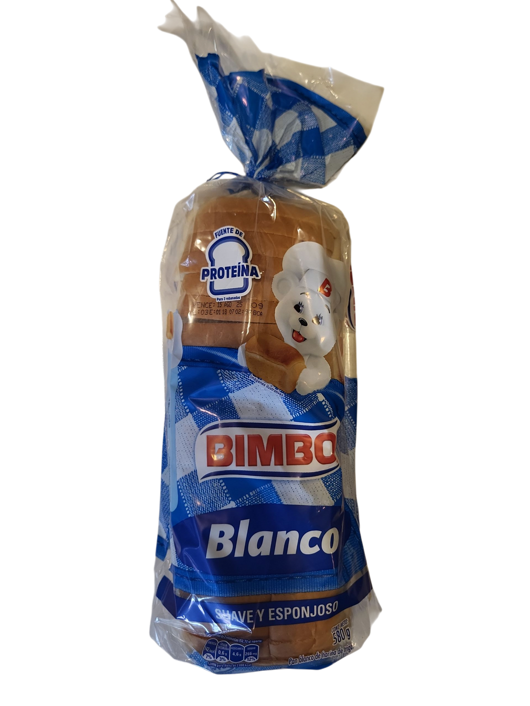 Pan blanco Bimbo 580g