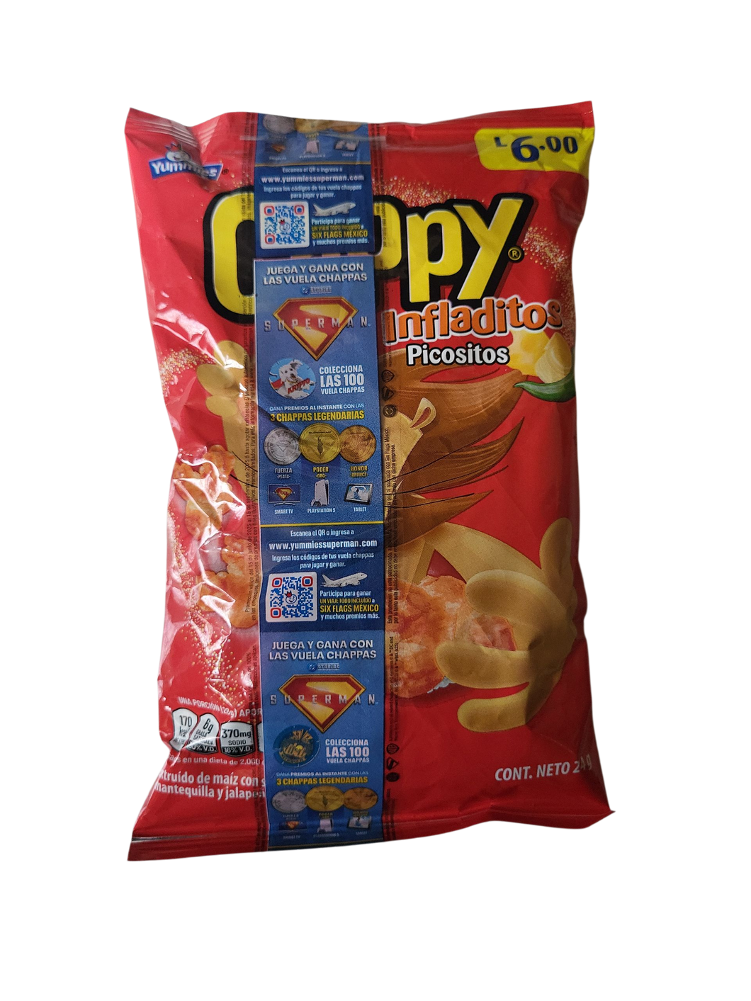 Cappy infladitos picositos 24g