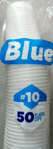 VASOS PLASTICOS BLUE # 10