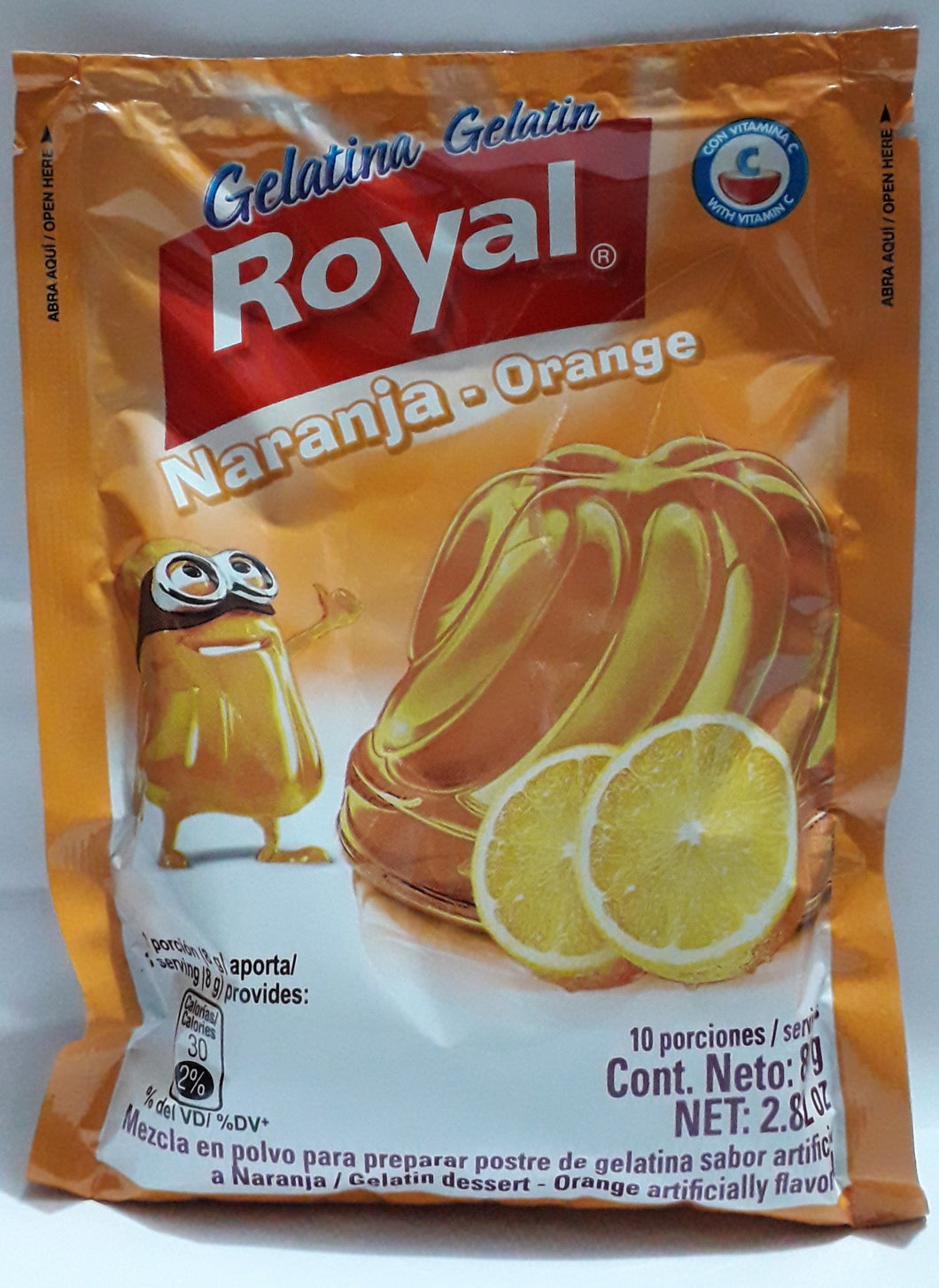 Royal Gelatina Naranja 80g