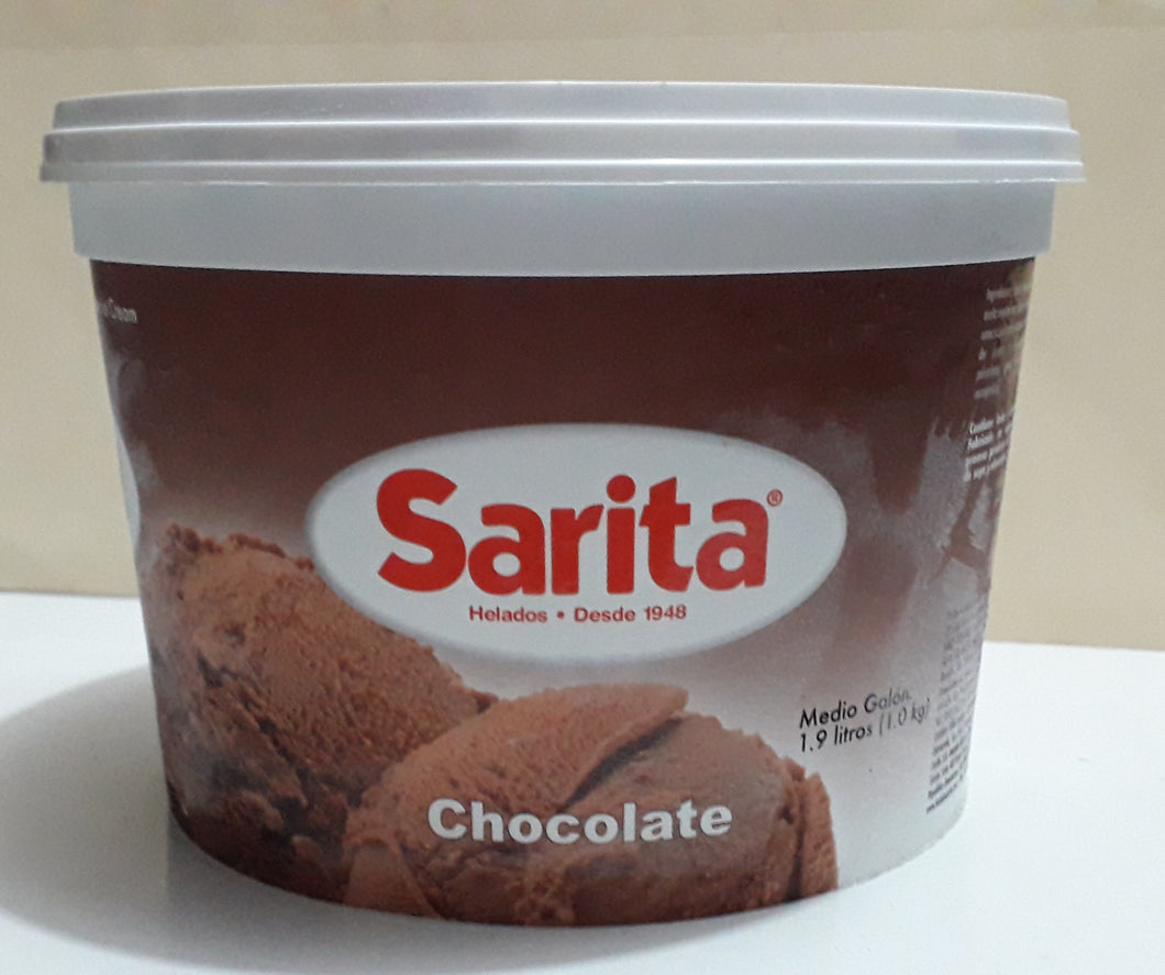 Helado Chocolate Sarita Medio galon