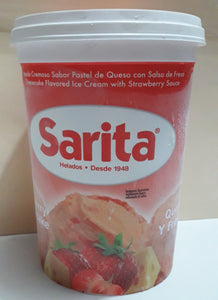 Helado Queso y fresa Sarita 1 Litro