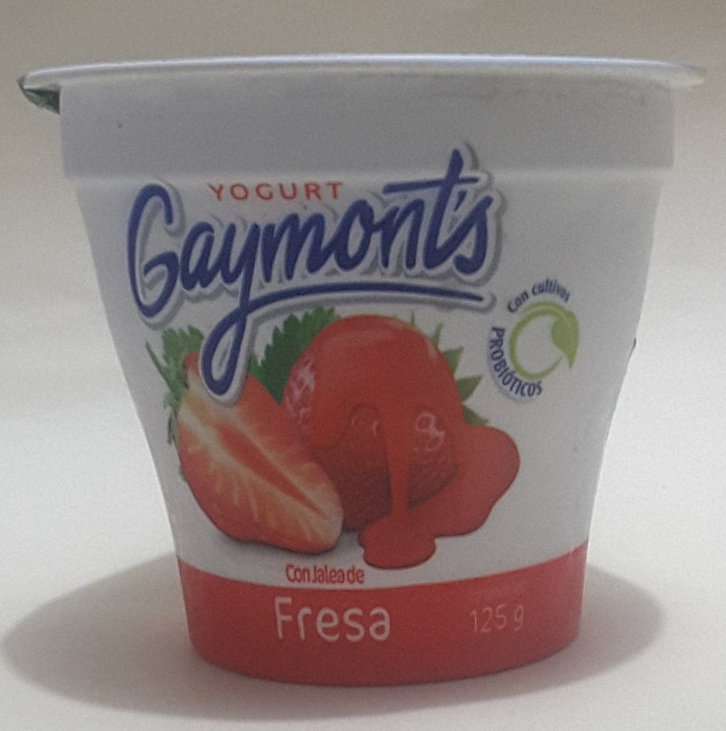 Yogurt de fresa Gaymont 125g