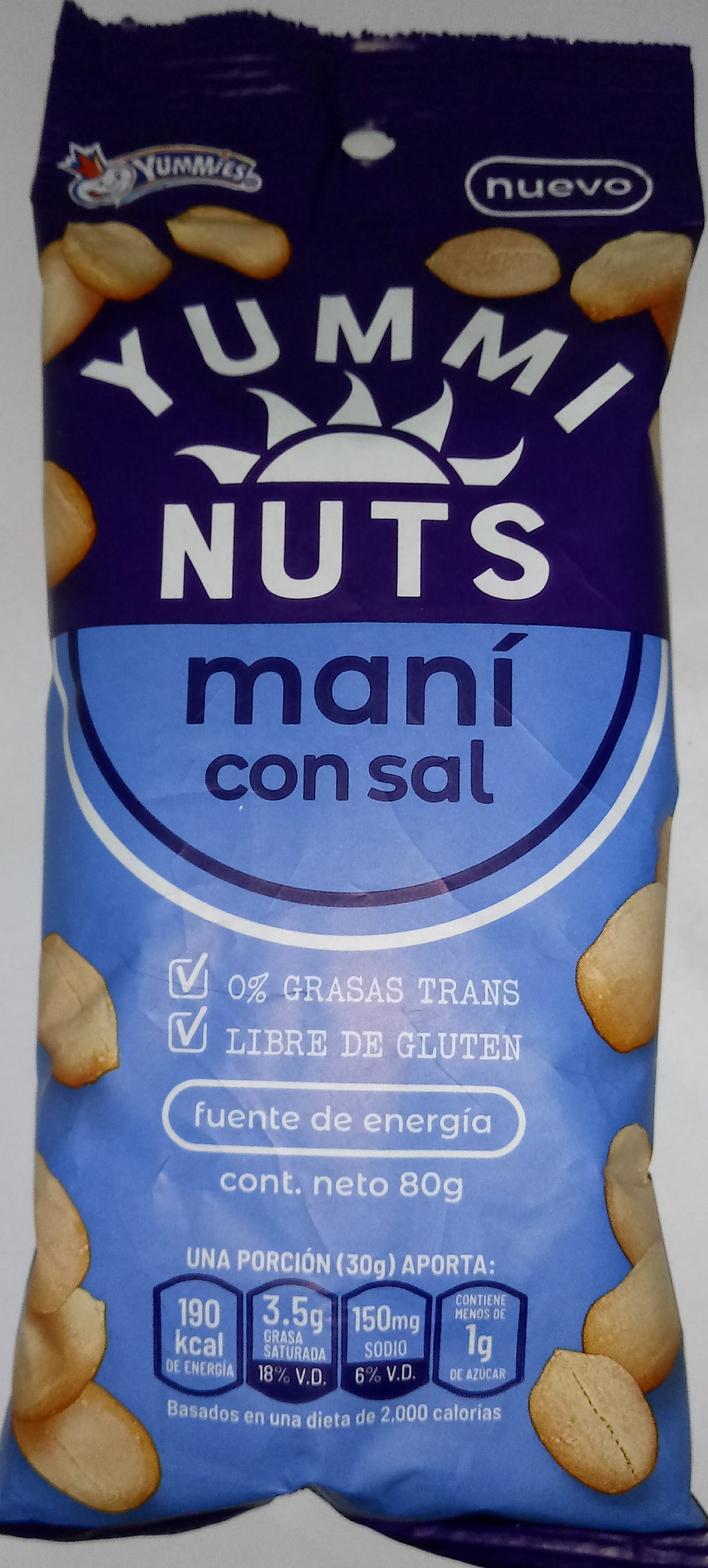 Mani con sal Yummi Nuts 80g