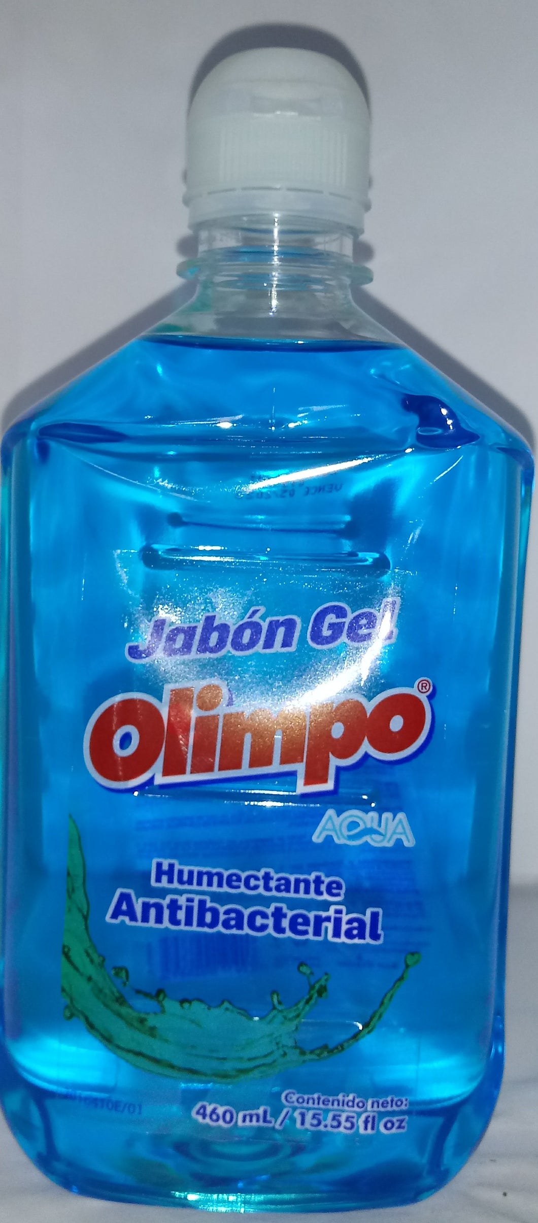 Jabon liquido Olimpo aqua antibacterial 460ml