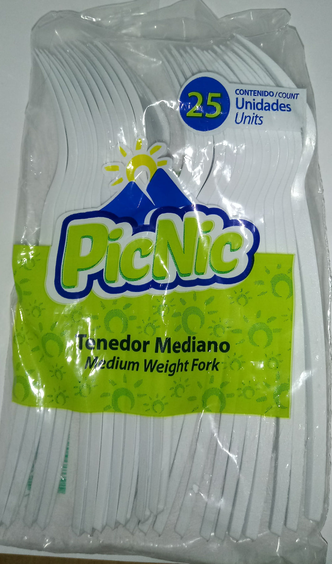 Tenedor plastico PicNic