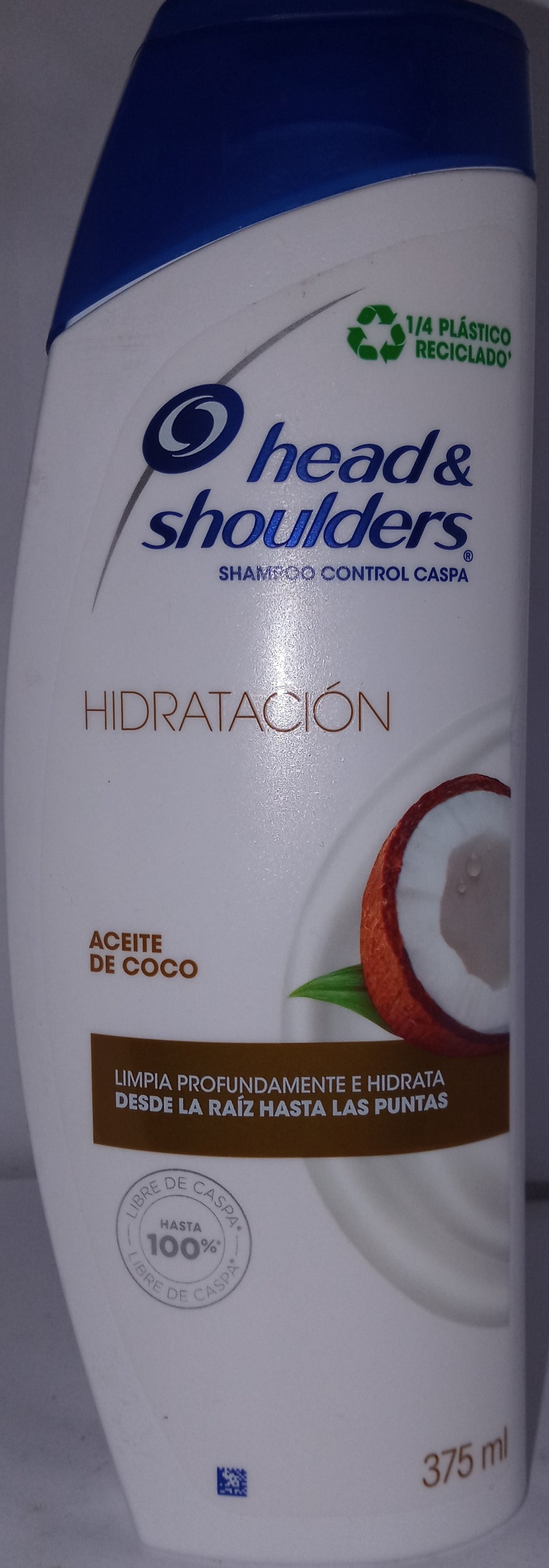 Shampoo Head and shoulders aceite de coco 375ml