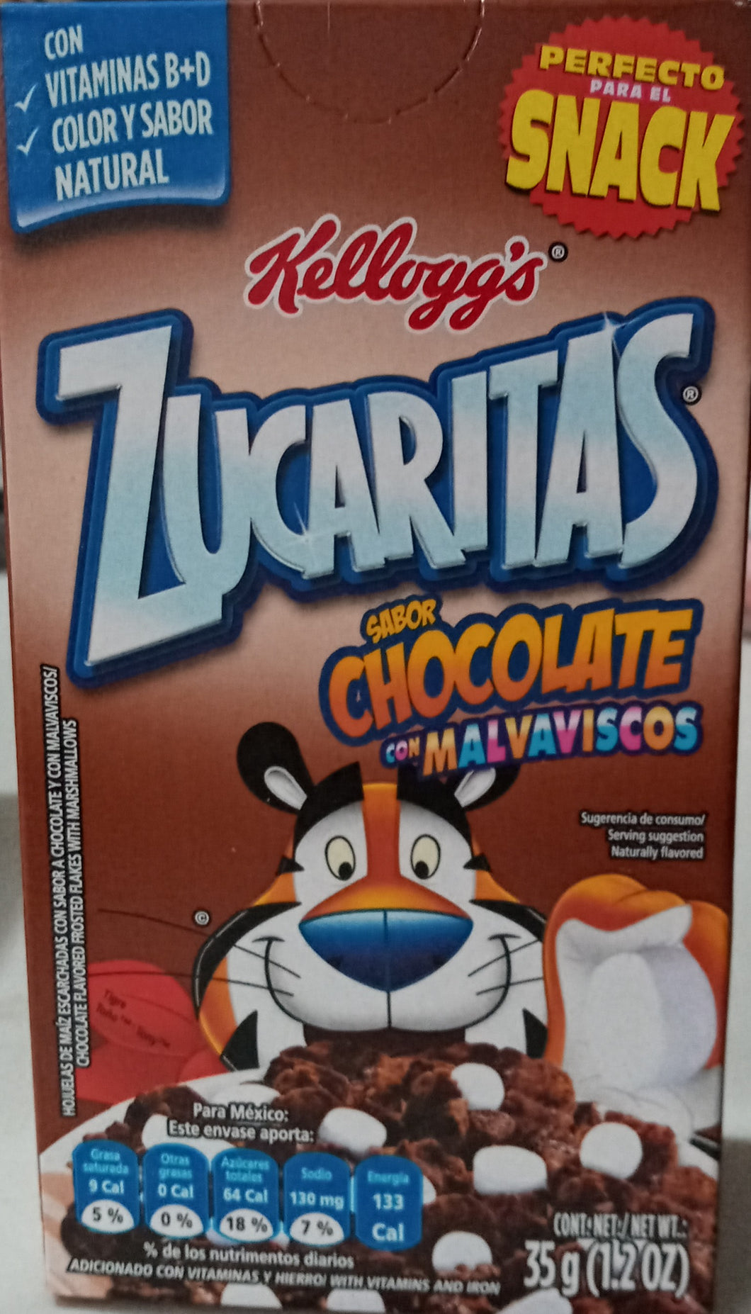 Cereal Zucaritas chocolate Kellogs 35g