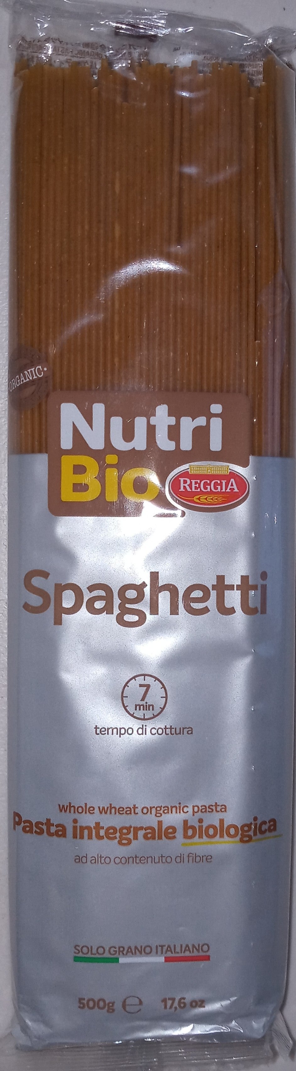 Pasta spaghetti integral Reggia 500g