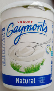 Yogurt natural Gaymonts 1kilo