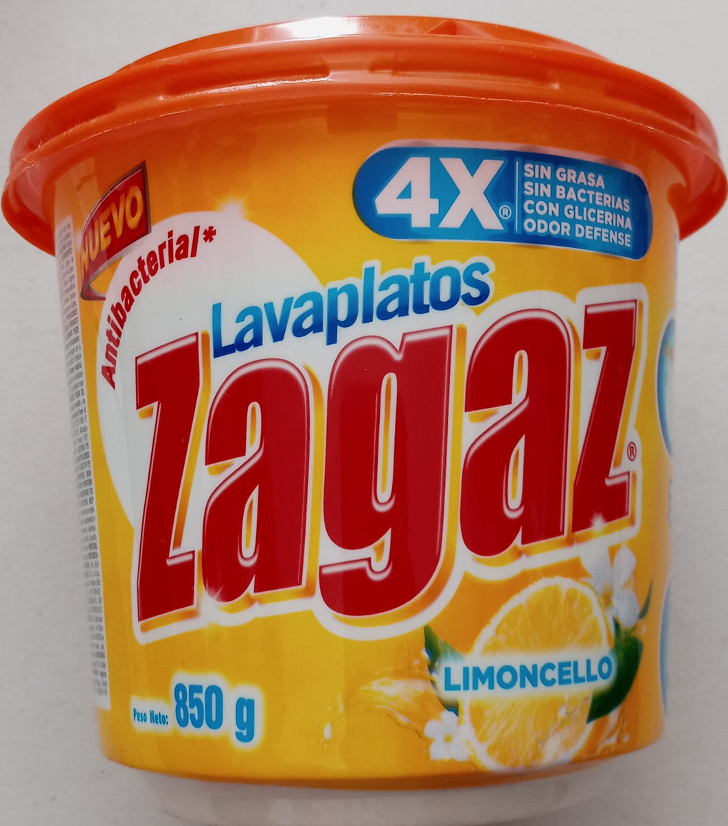 Jabon para trastes Zagaz limoncello 850g