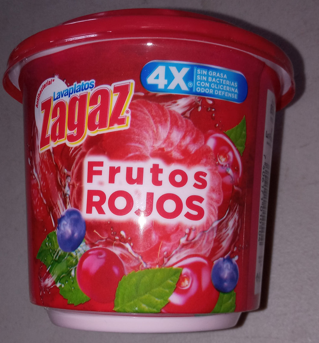 Jabon para trastes Zagaz frutos rojos 850g