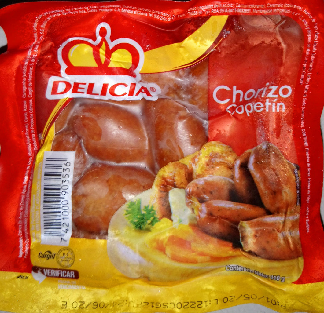 Chorizo Copetin Delicia 410g