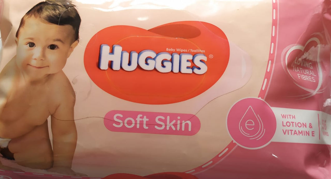 Huggies Soft Skin 56 toallitas