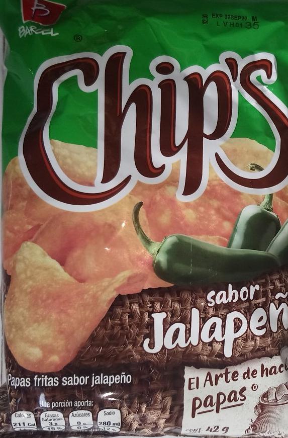 Chips Jalapeño 36g