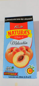 Mini friito naturas 200ml melocotón