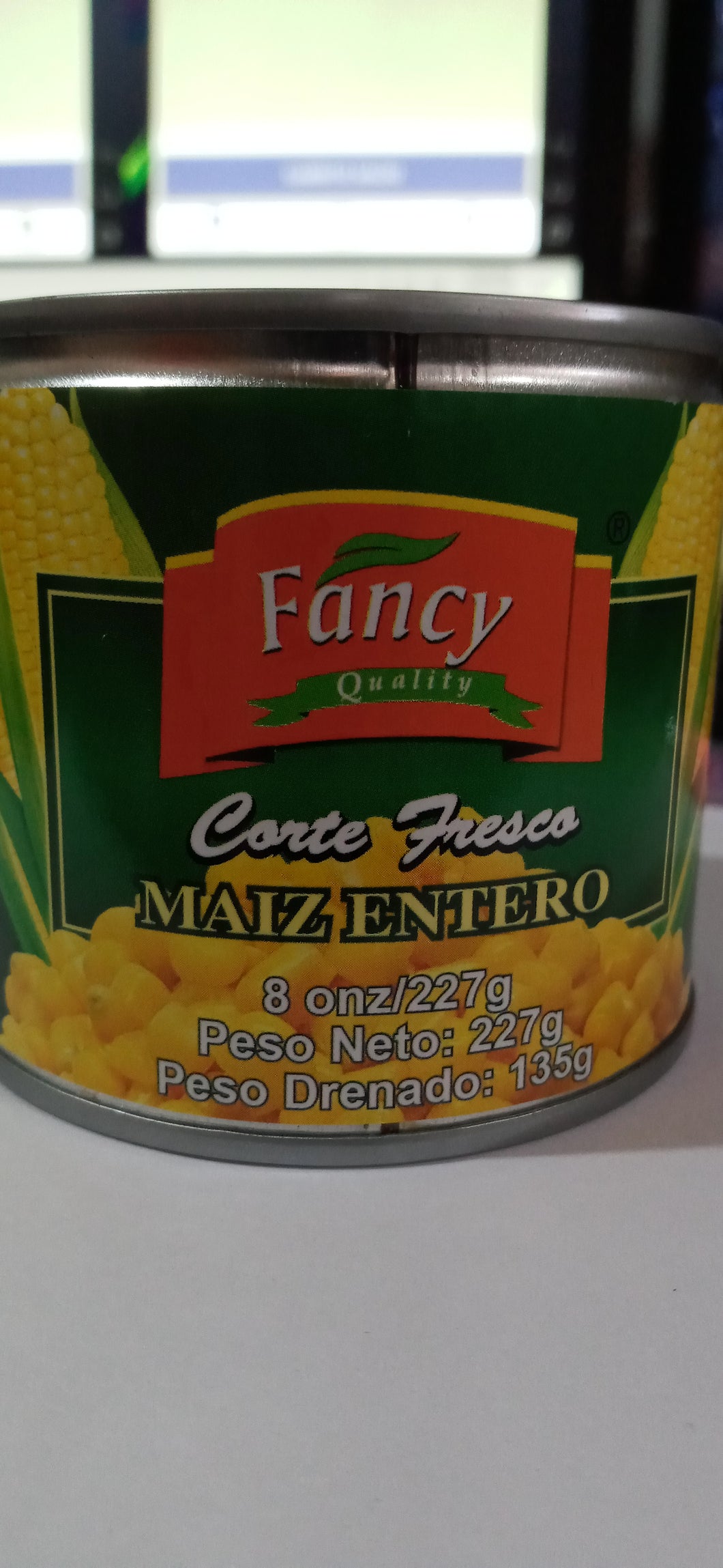 Maiz entero fancy 8oz (227g)