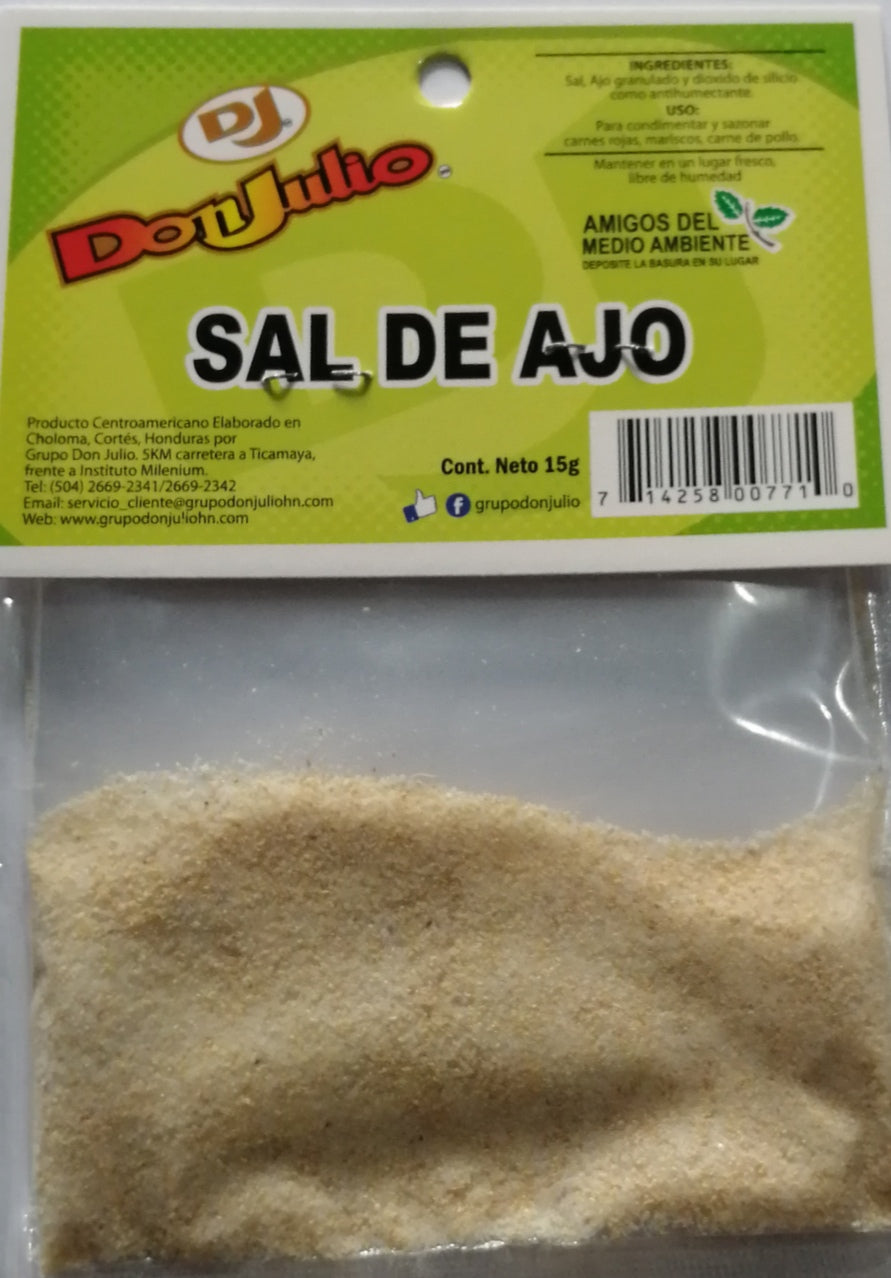 Sal de ajo en bolsita don julio