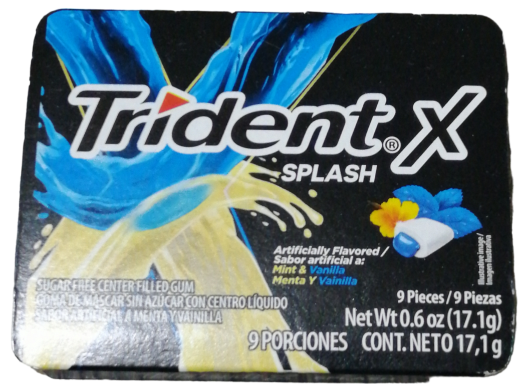 trident splash menta y vainilla 17.1gr