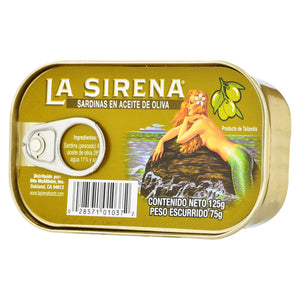 Sardina la sirena en aceite de oliva125g