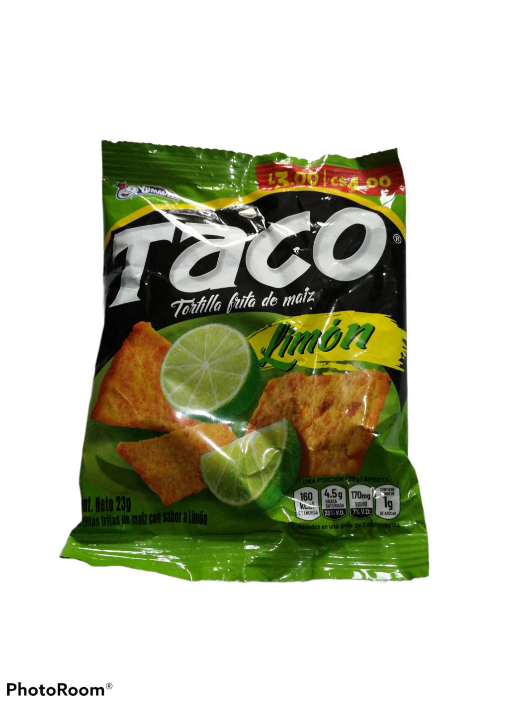 Taco limon 23g