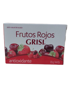 Jabon frutos rojos grisi 125g