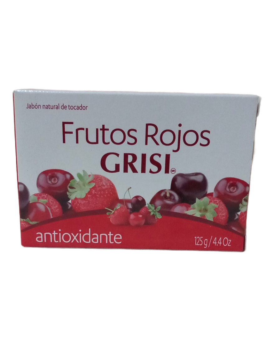 Jabon frutos rojos grisi 125g