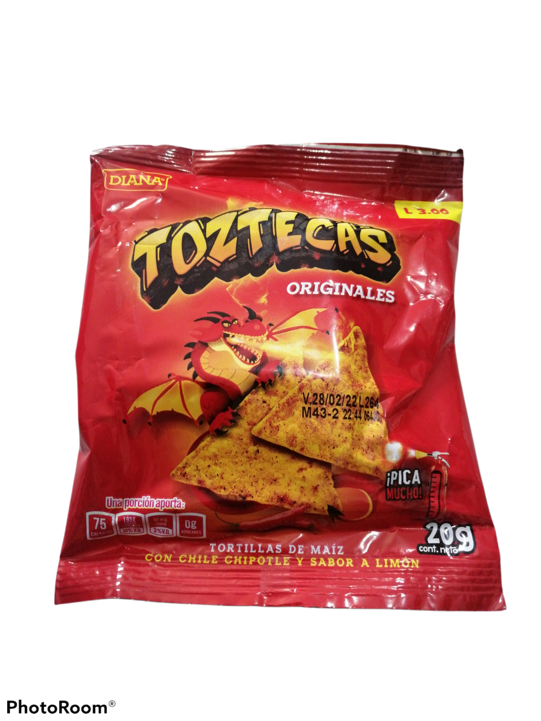 Toztecas picante 20gr