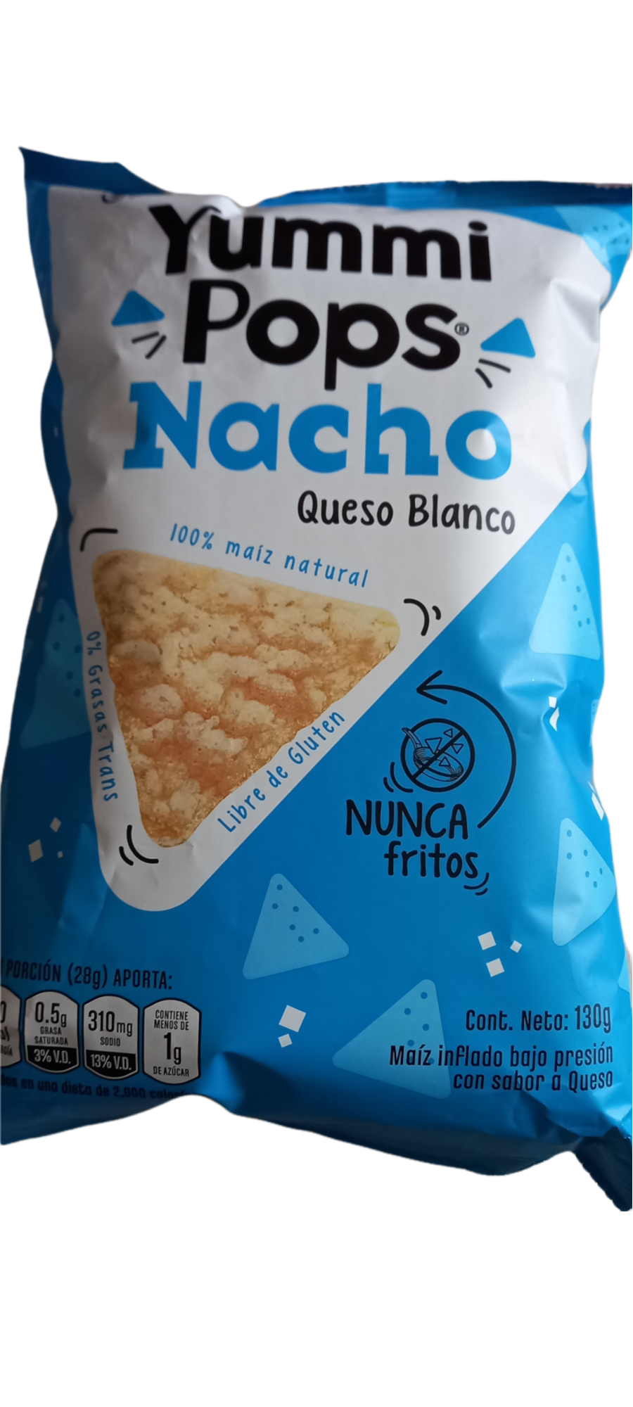 Yummi pops nacho queso blanco 130gr