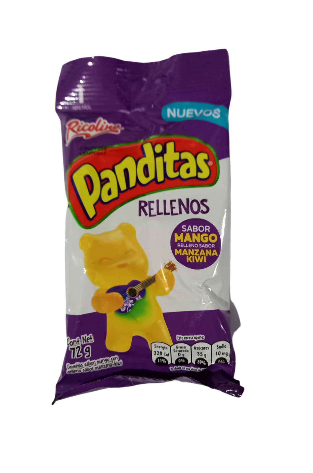 Panditas rellenos 72g