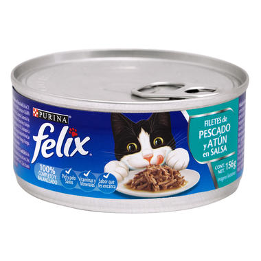 Felix filete de pescado y atun 156g